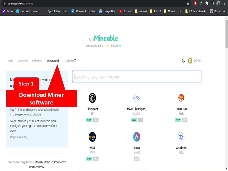 download dogecoin miner software