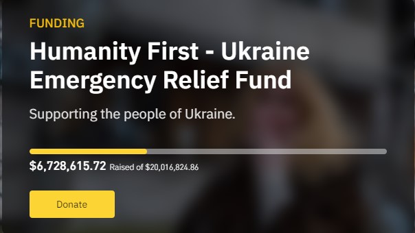 ukraine crypto relief fund