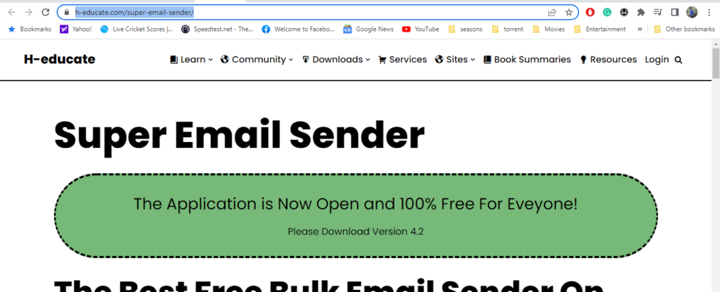 free bulk email software