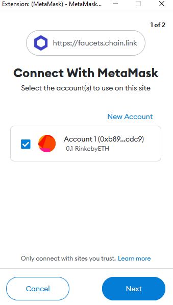 rinkeby wallet by metamask