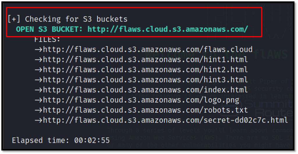 cloud_enum found s3 buckets