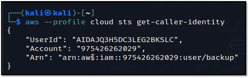 aws profile parameters check