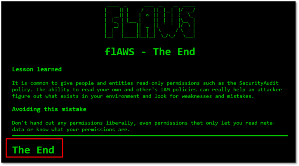 flaws.cloud complete walkthrough