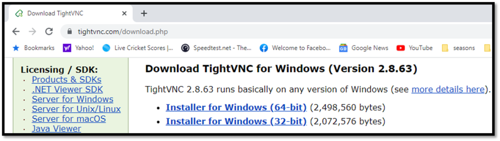 VNC client for windows