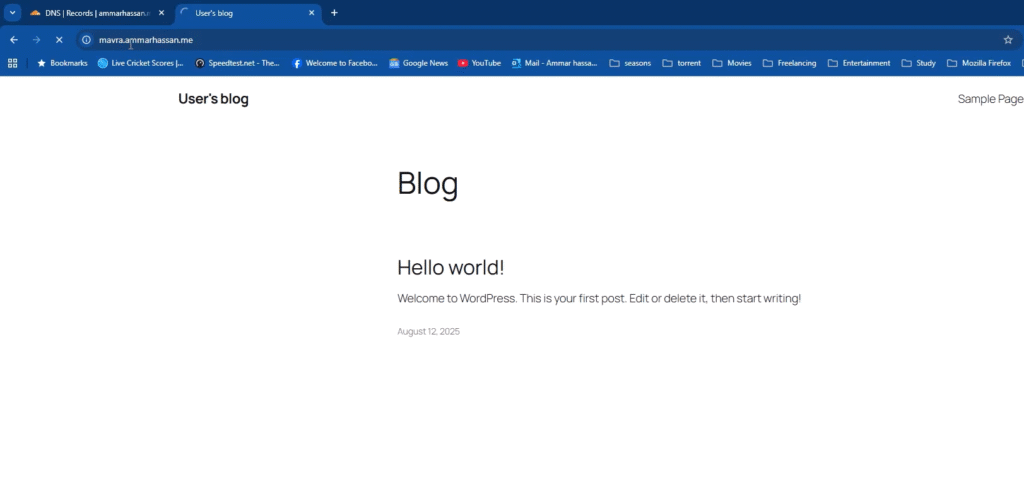 Final secure WordPress site running on Google Cloud with a Let's Encrypt SSL certificate