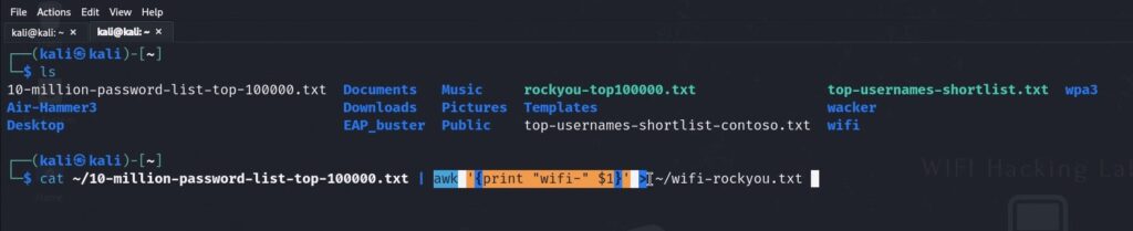 Generating custom wordlist